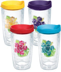16oz 4pk Double Walled Insulated Tumbler with Lid F170238