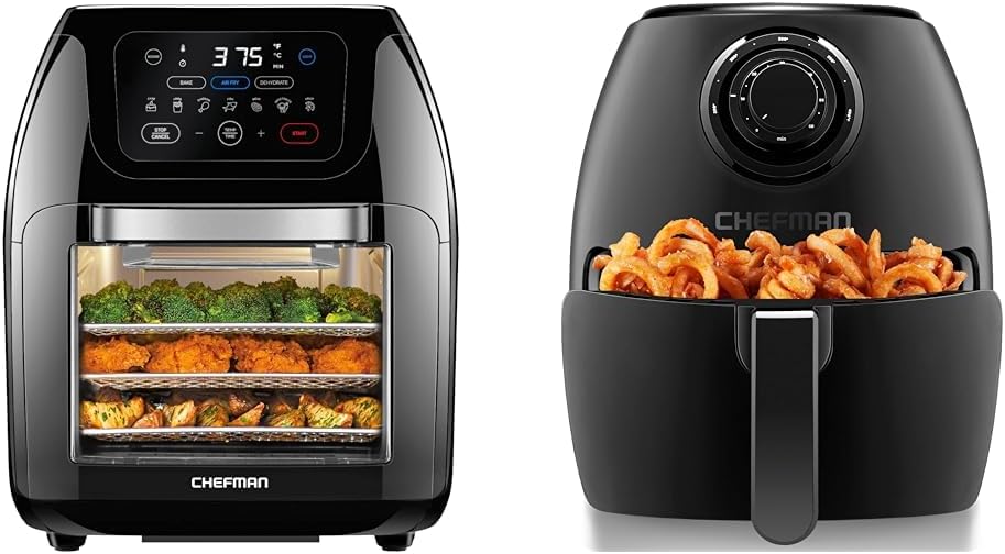 10L 3.6Qt Air Fryer with Rotisserie Dehydrator V637
