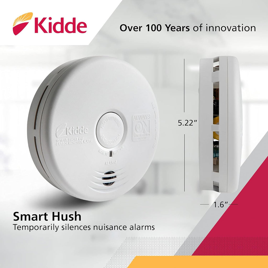 Smoke Detector and Carbon Monoxide Detector Combo with Long-Life Lithium Battery Q2219