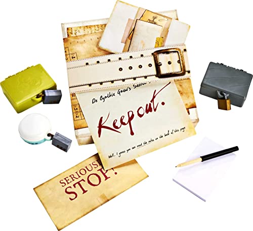 Escape Room in a Box The Werewolf Experiment, Group Game with 19 2D and 3D Puzzles U114326