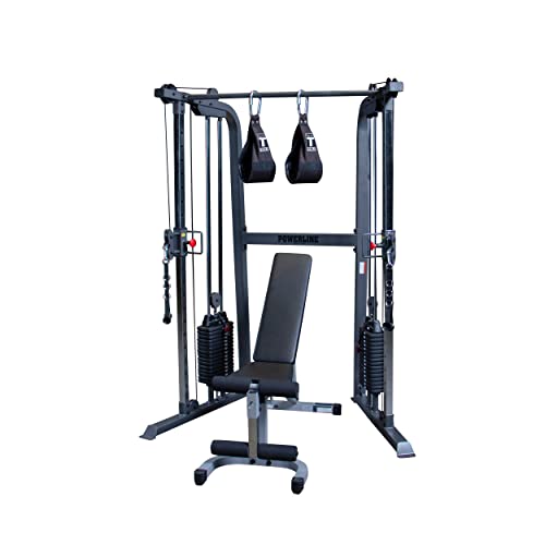 Cable Crossover Exercise Machine with Dual Weights Stack O6412