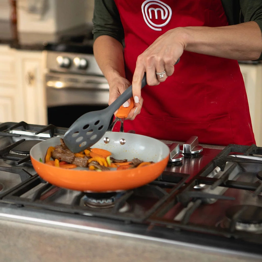 15 Pieces Orange Cookware Set T57605