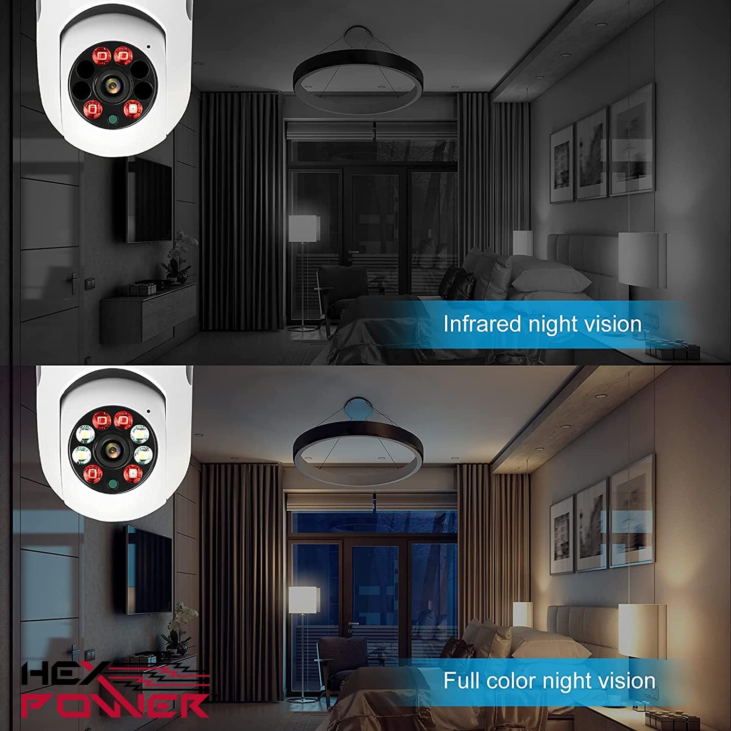 2 Pack 1080P WiFi PTZ IP Camera R91825