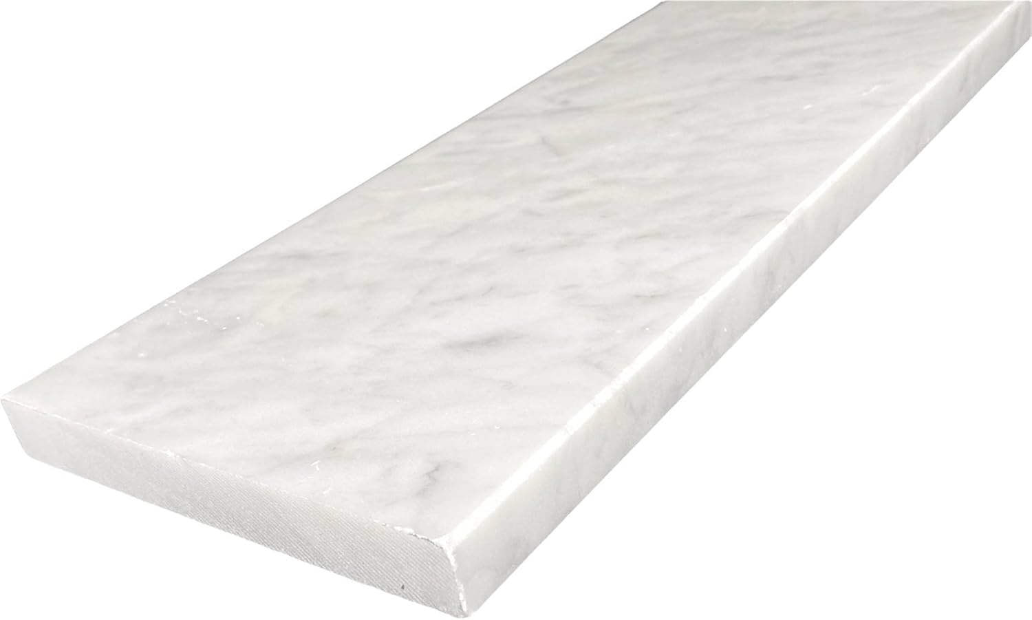 Polished Carrara Marble Floor Threshold (4'' x 48") T525
