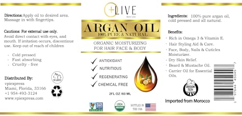 100% Pure Argan Oil 2 fl oz B713