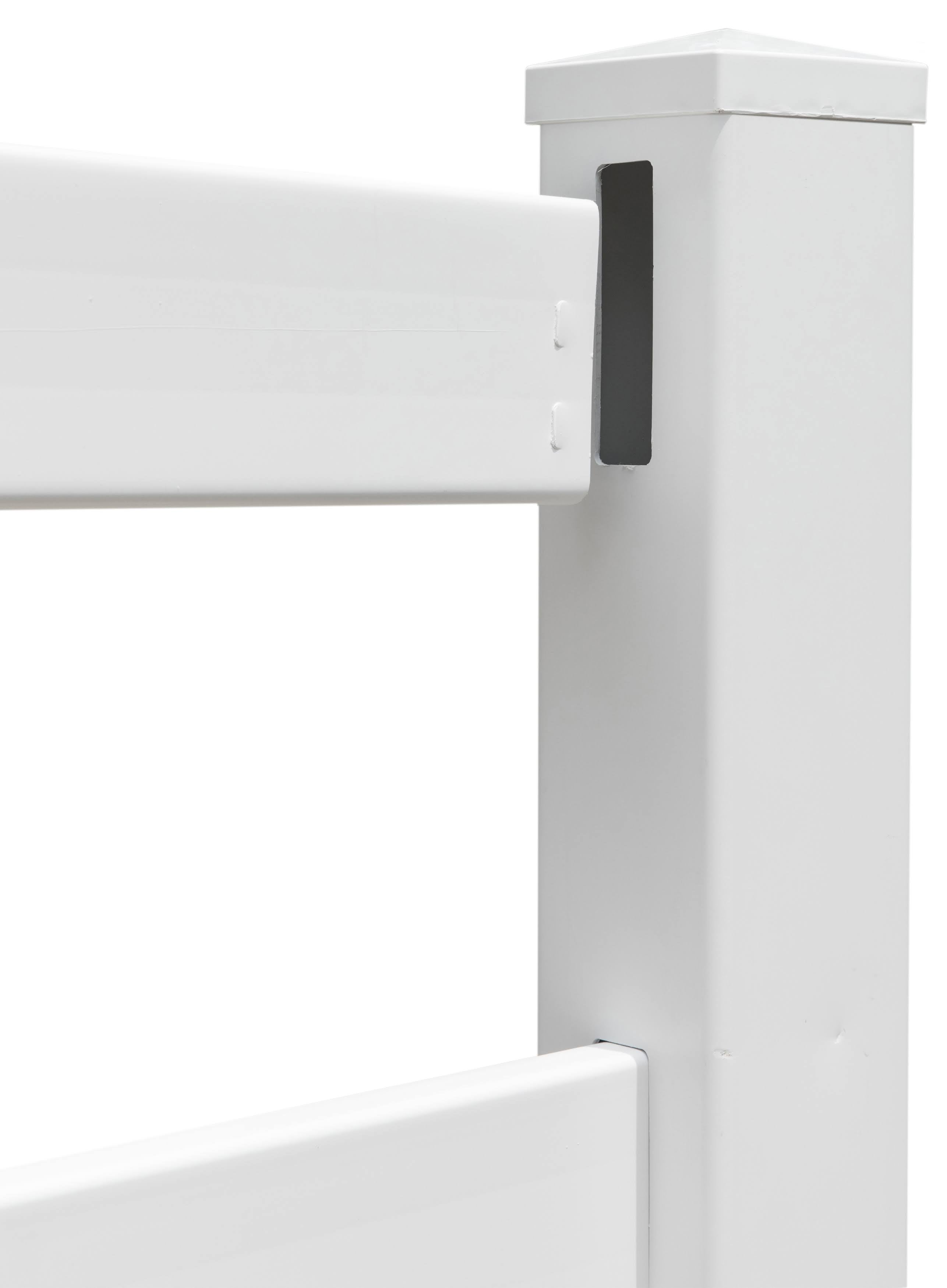 Pack of 2 Vinyl Fence Posts with Cap X4201