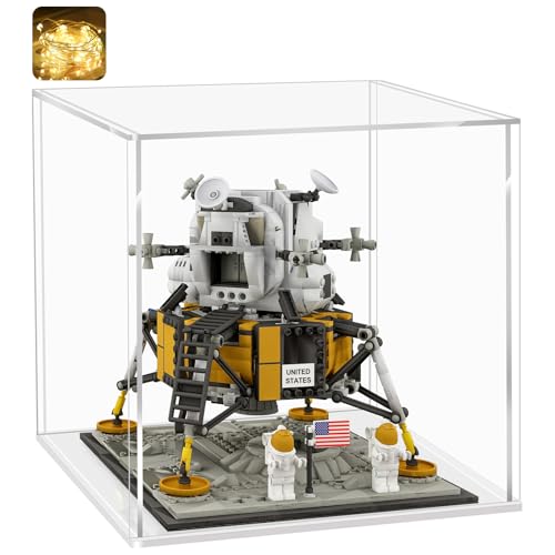 Acrylic Display Case 15.7x15.7x15.7inch White Base H38252