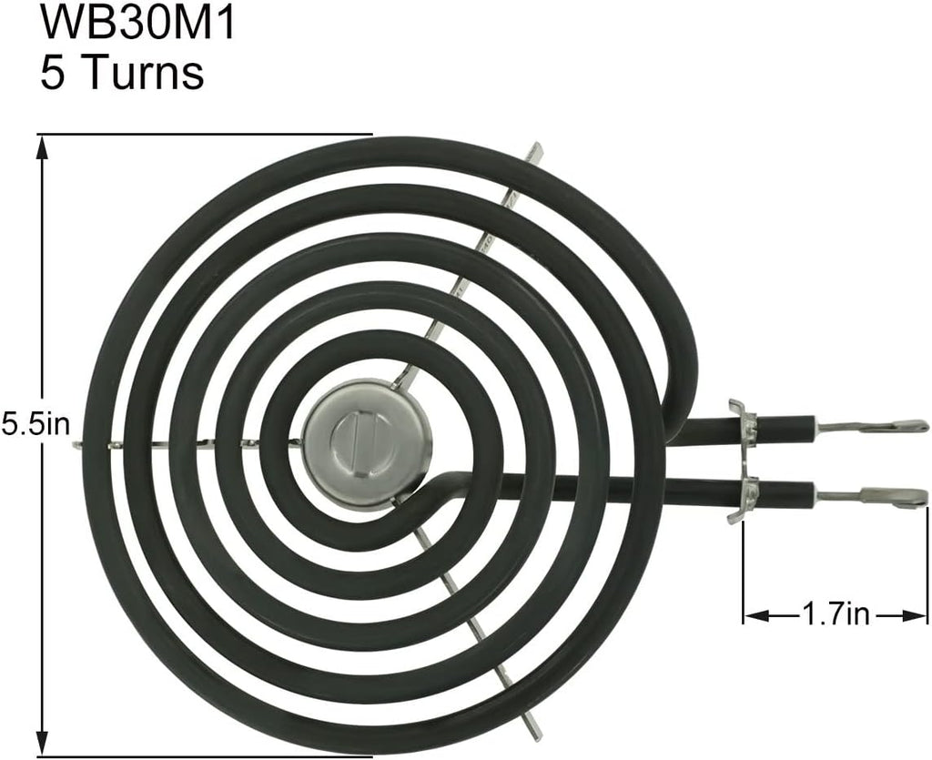 2 pcs 6 Inch and 2 pcs 8 Inch Range Stove Top Surface Element Burner Kit H873