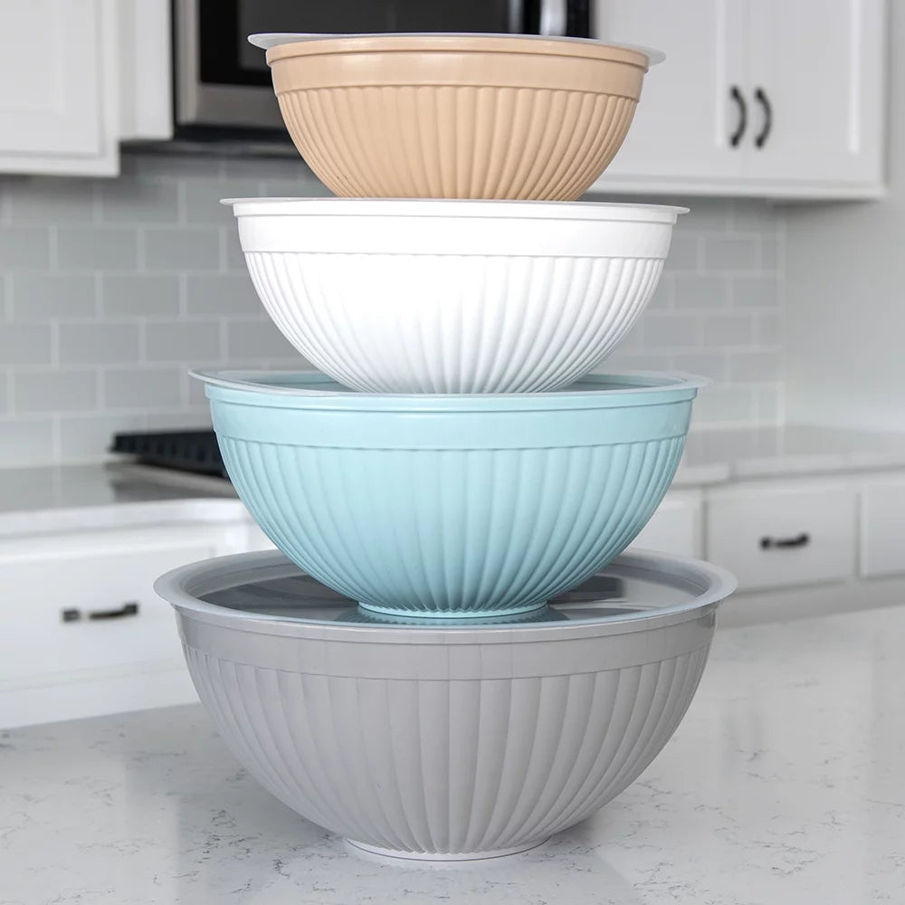 8 Piece Covered Bowl Set E2368