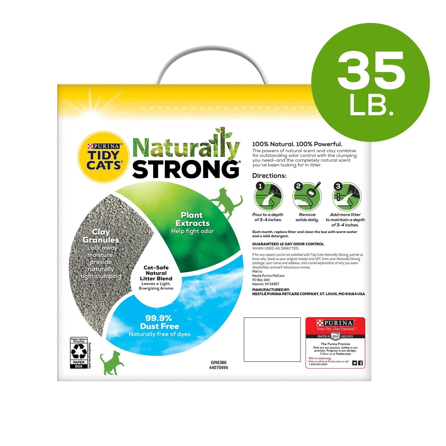 Naturally Strong Clumping Cat Litter S13355