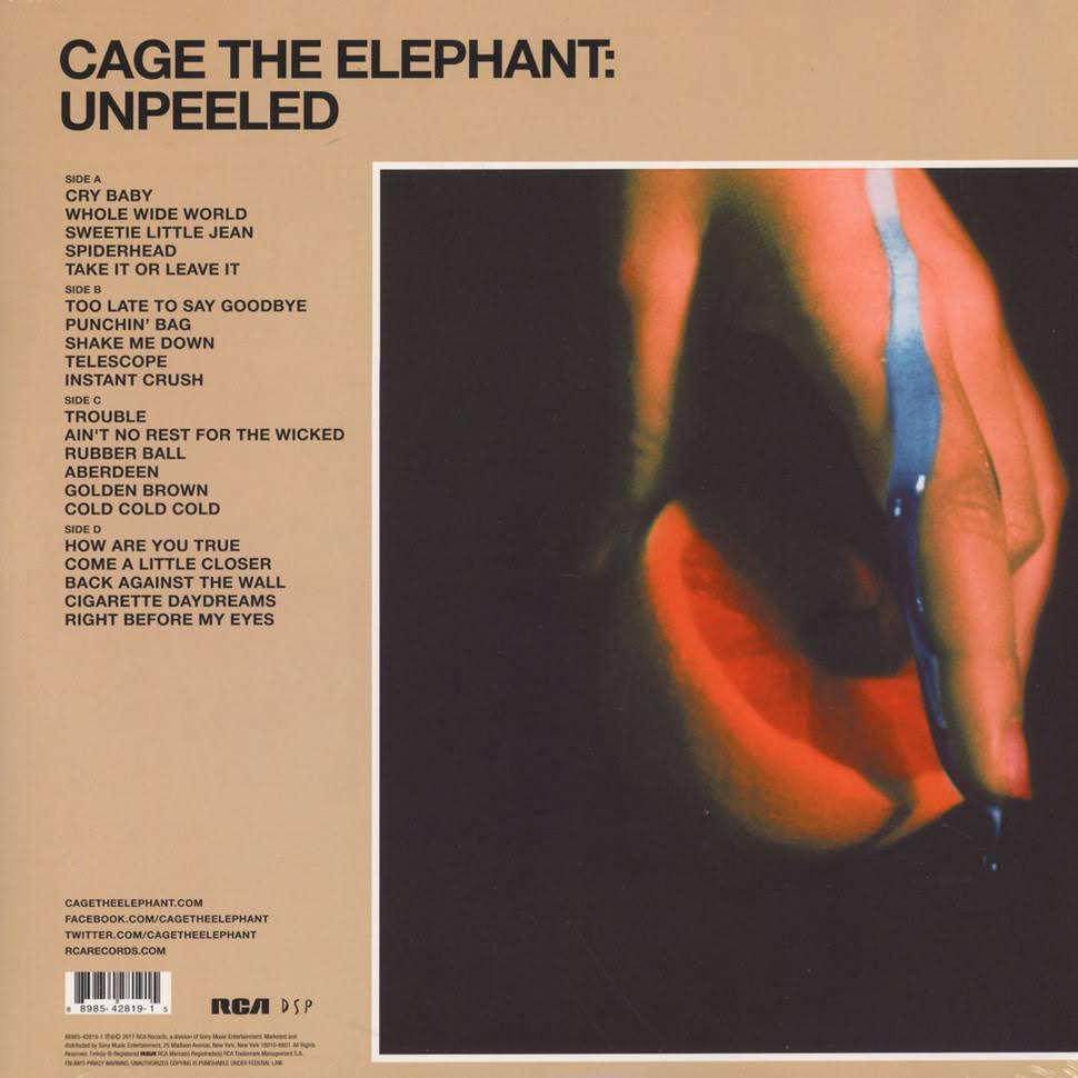 Cage The Elephant Unpeeled/Lp N8701