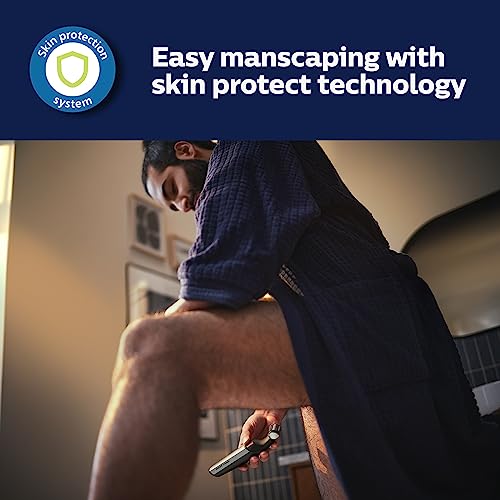 Showerproof Body & Manscaping Trimmer with Back Attachment N615