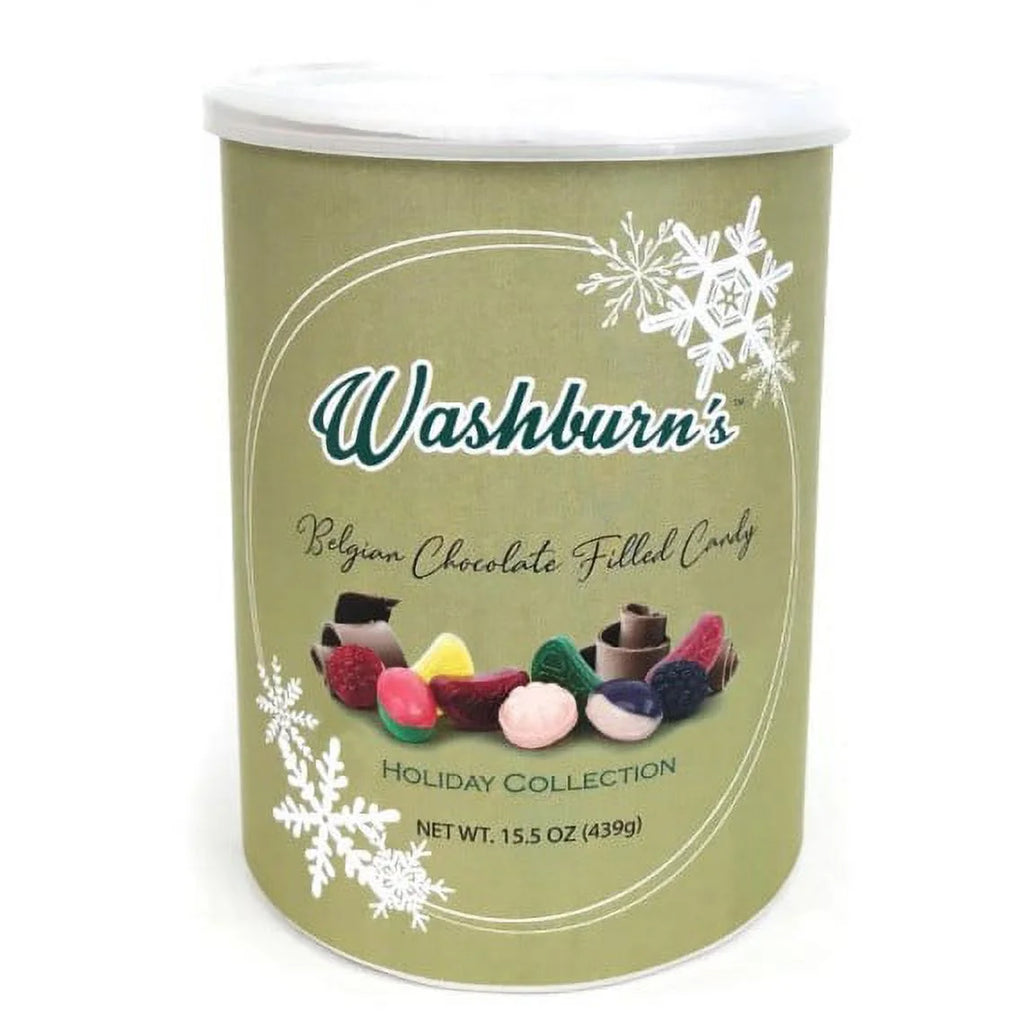 15.5 oz Belgian Chocolate Filled Candy Canister O859
