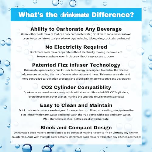 Arctic Blue Sparkling Water and Soda Maker A55126