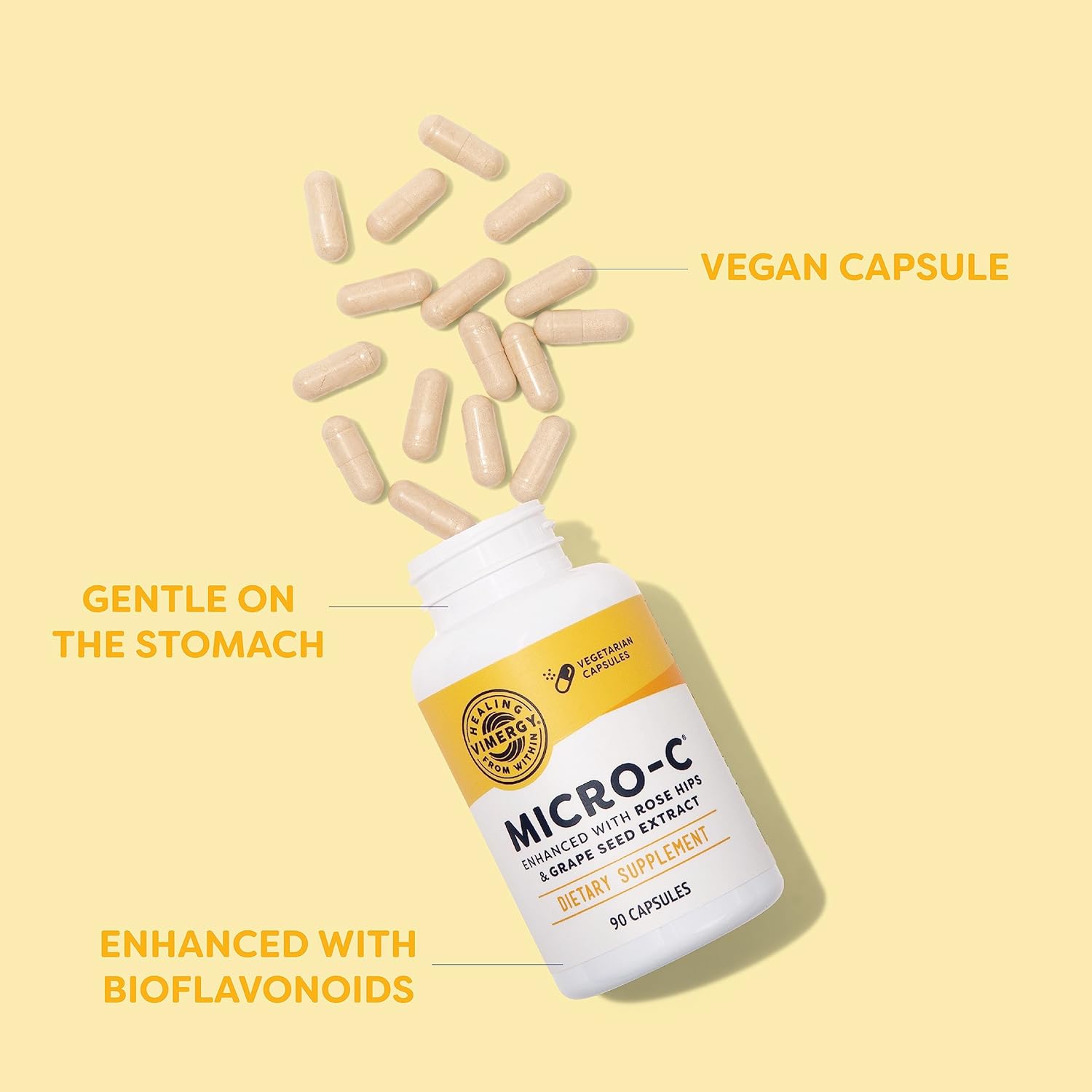 Micro-C Capsules (90 Capsules) and Micro-C Immune Power (125 Grams) - Bundle E82060