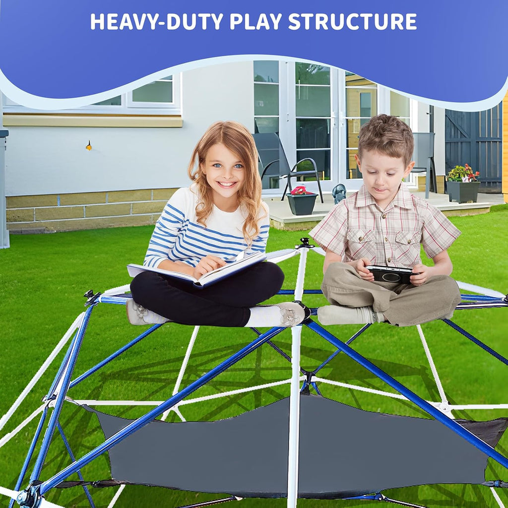 10ft Climbing Dome Jungle Gym with Hammock R687