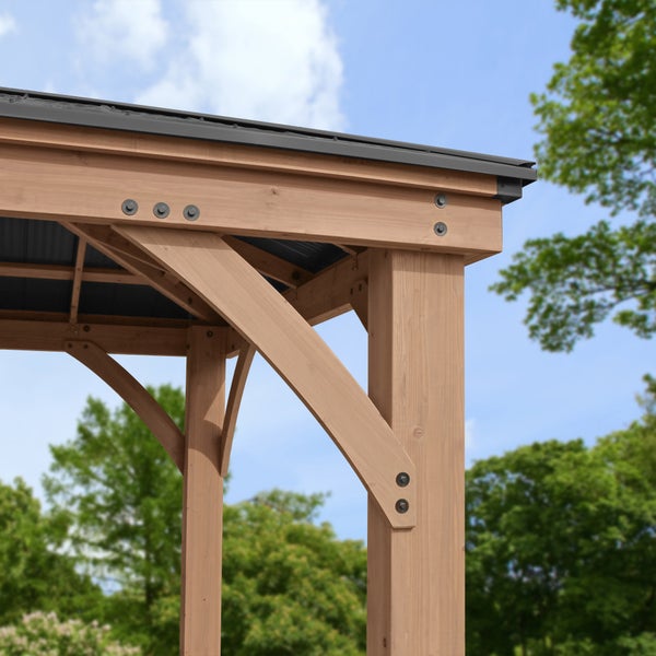 12' x 14' Gazebo with Aluminum Roof N389