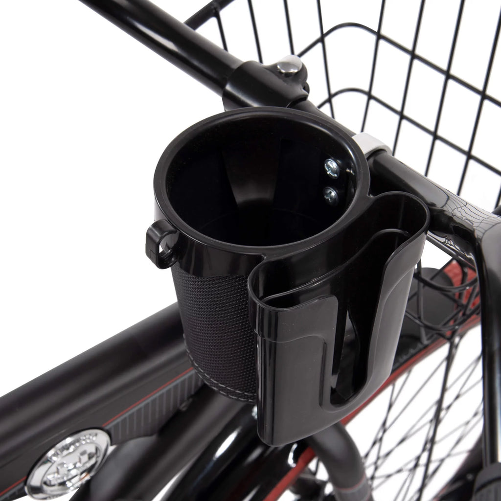 26" Matte Black Cruiser Bike S807848