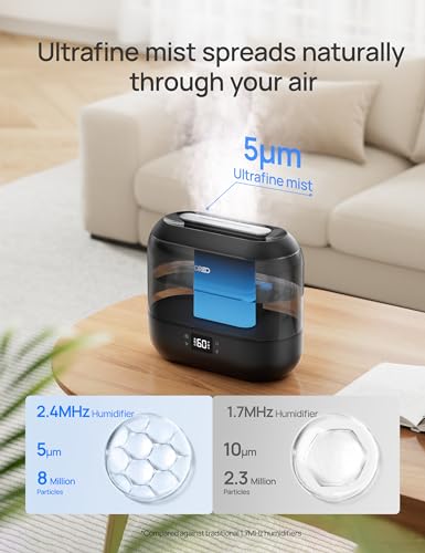 6L Top Fill Cool Mist Ultrasonic Humidifier C390