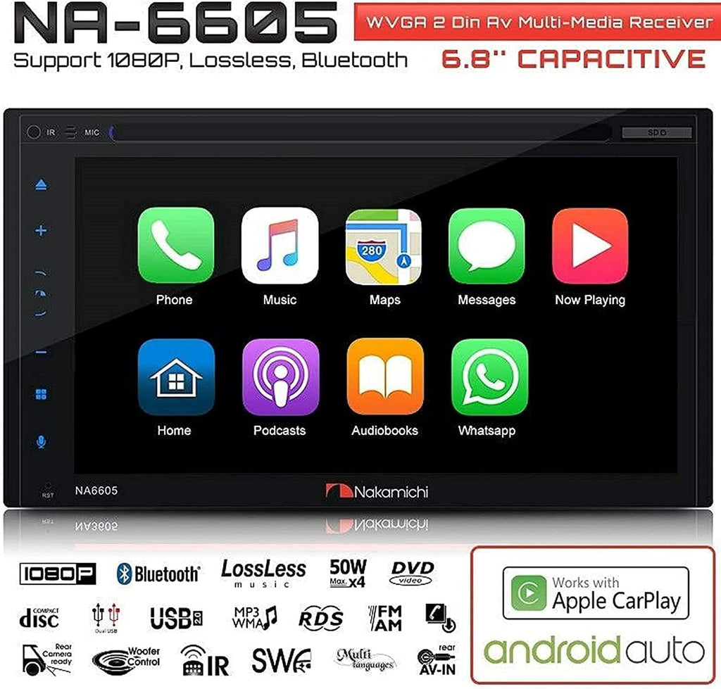 6.8" DVD Carplay Android E742
