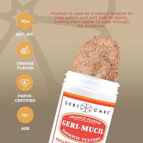 Orange-Flavor Psyllium Husk Powder 13oz X67183