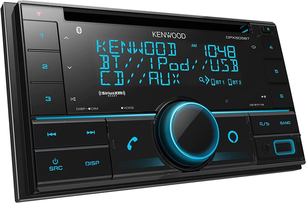 Double DIN CD Car Stereo with Bluetooth F350928