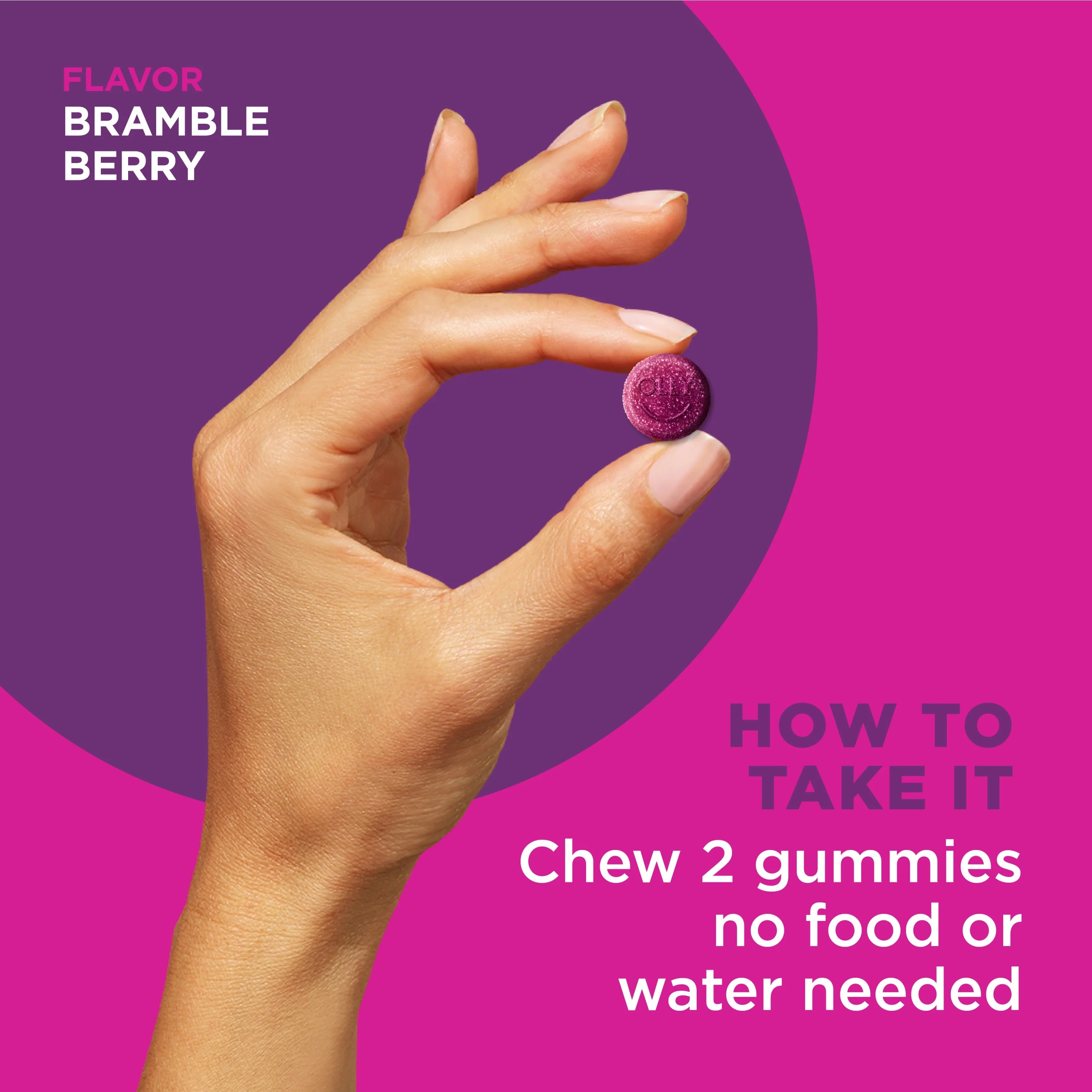 Probiotic Gummy, 1 Billion CFUs, Berry, 80 Ct J6283