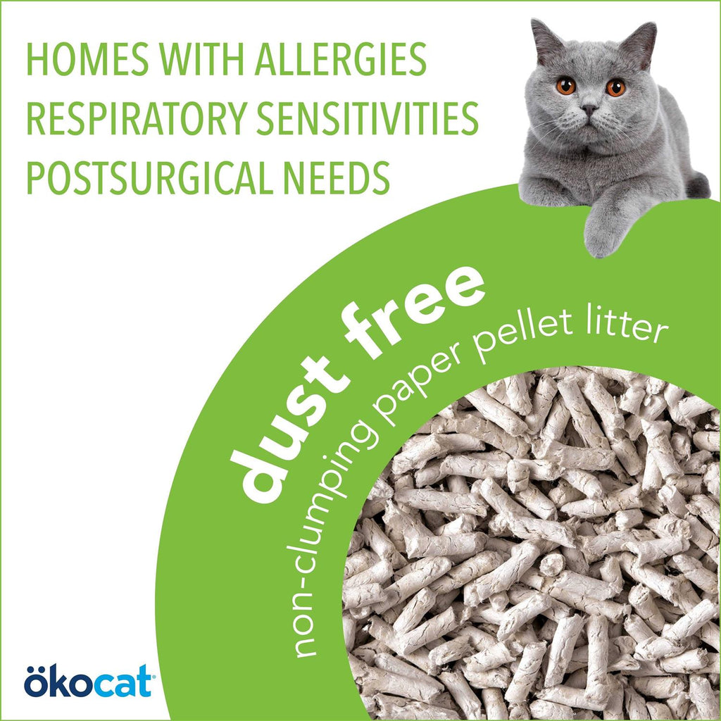Dust Free Non-Clumping Paper Pellet Cat Litter K650999