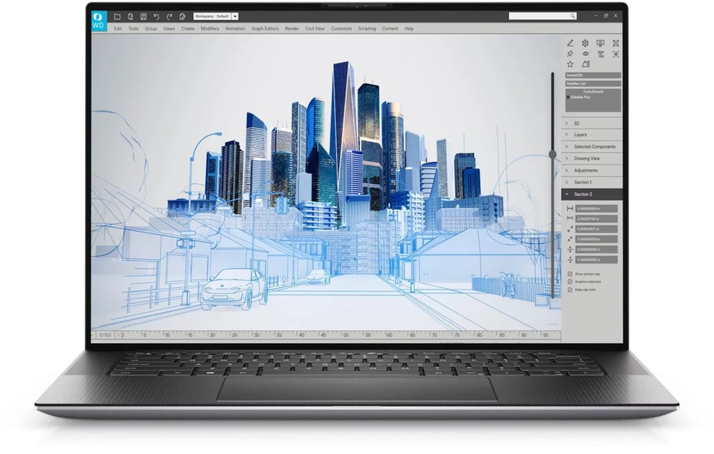 Restored Dell Precision 5000 5560 Workstation Laptop 15.6" FHD+ Core i7 256GB SSD 64GB RAM Nvidia T1200 8 Cores 4.6 GHz 11th Gen CPU Refurbished T9063