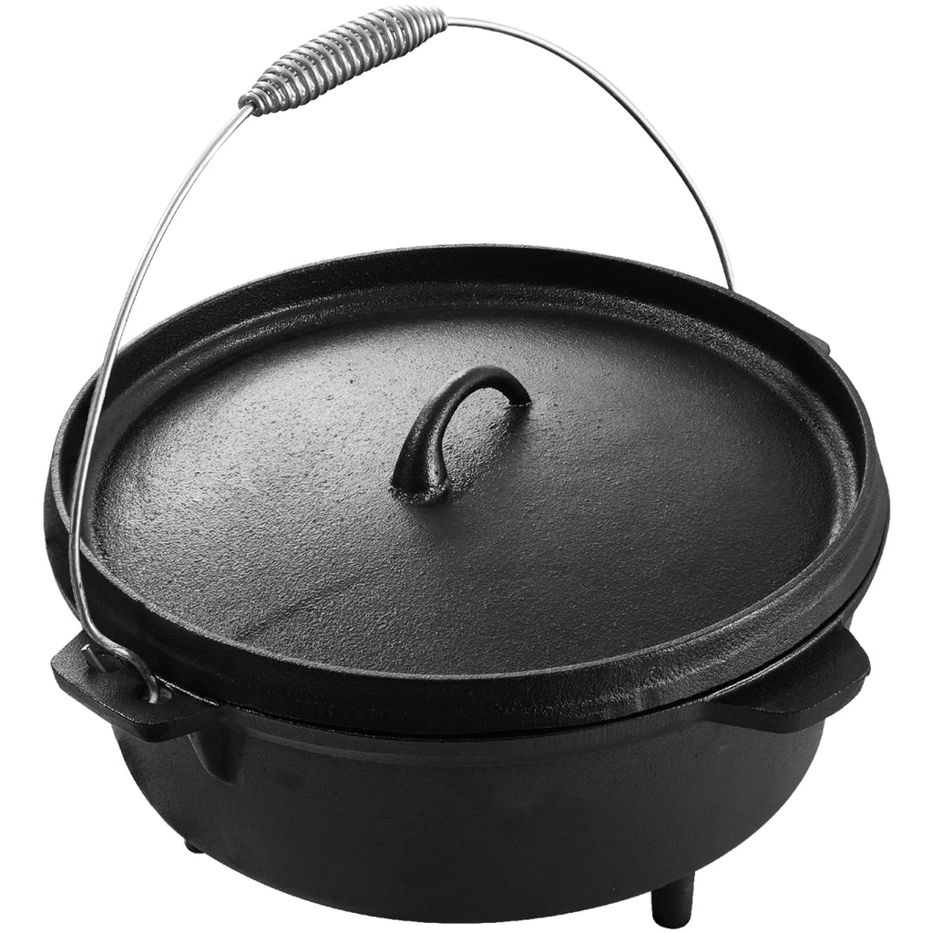 Pre-Seasoned 9-Quart Cast Iron Dutch Oven G245