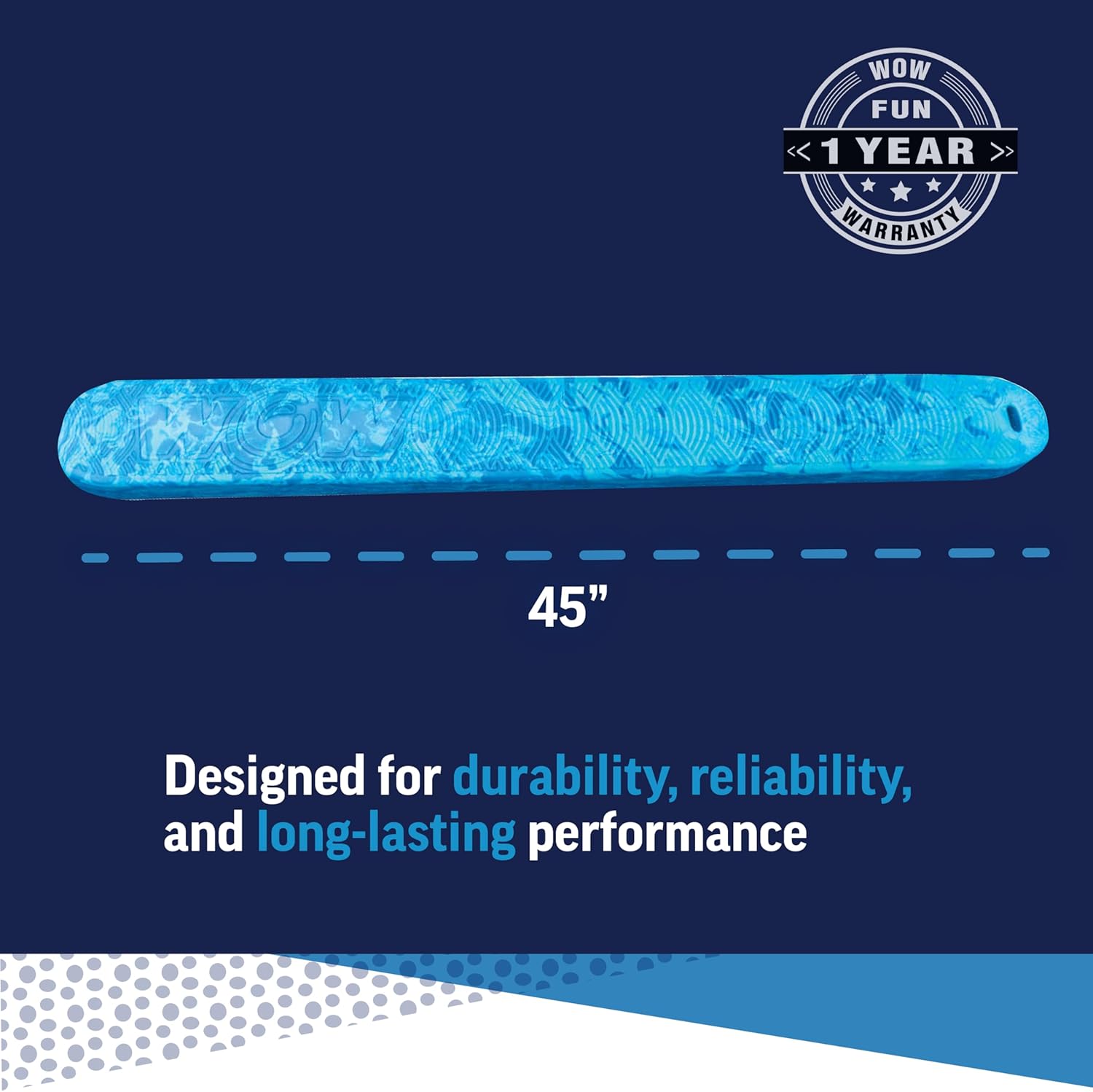 Blue Pool Noodle Floatation Device O451