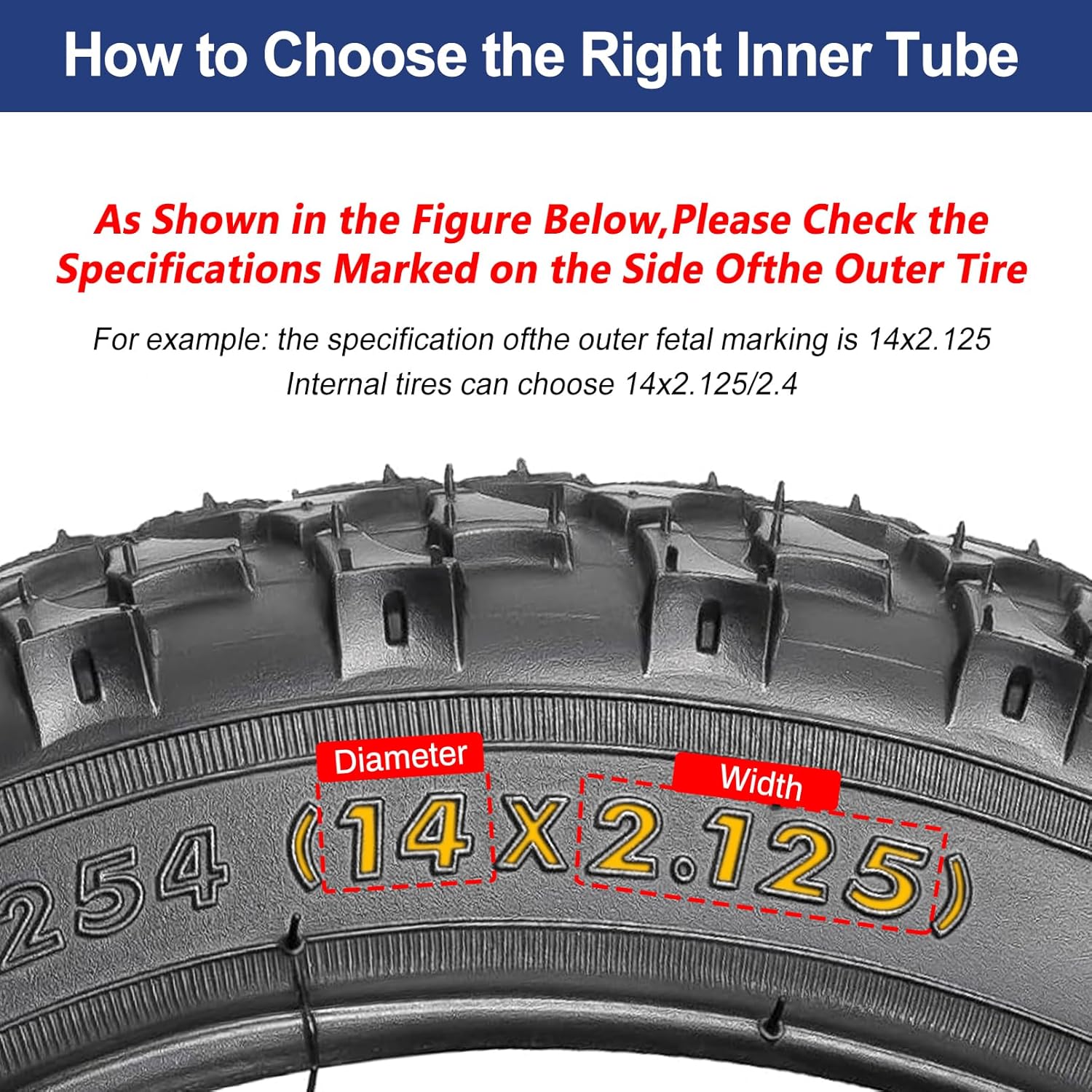 14 Inch Inner Tube with Schrader Valve Stem M625726
