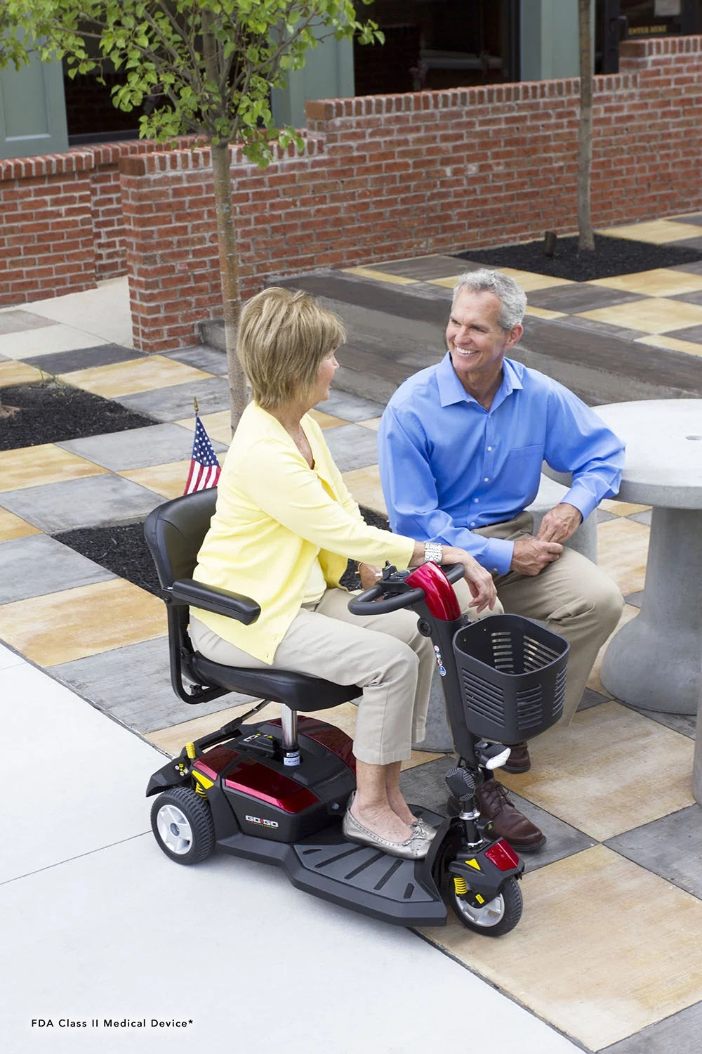 3-Wheel Scooter with CTS Suspension A508