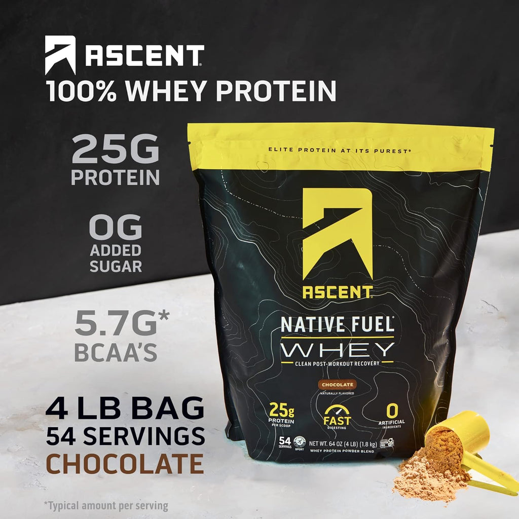 Chocolate Whey and Plant Protein Powder 4 lb 18 Servings E773