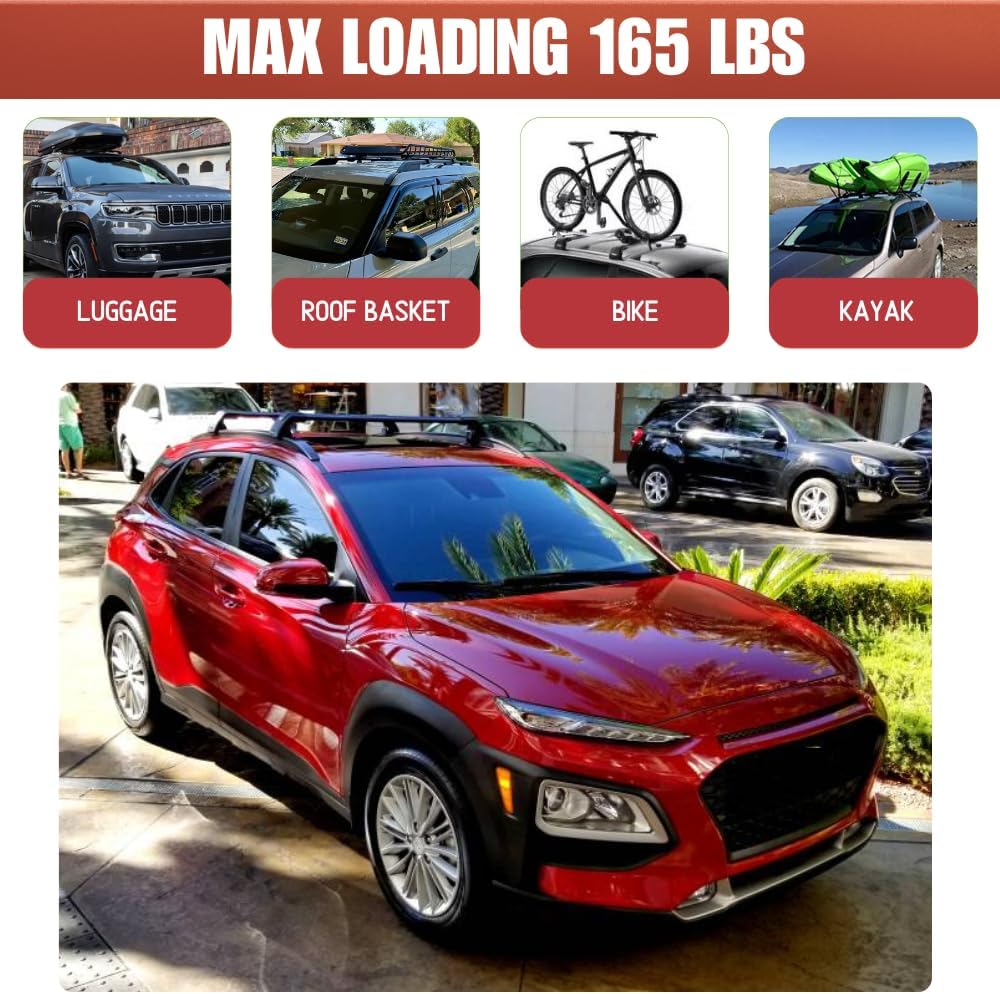 Black Roof Rack Cross Bars M858392