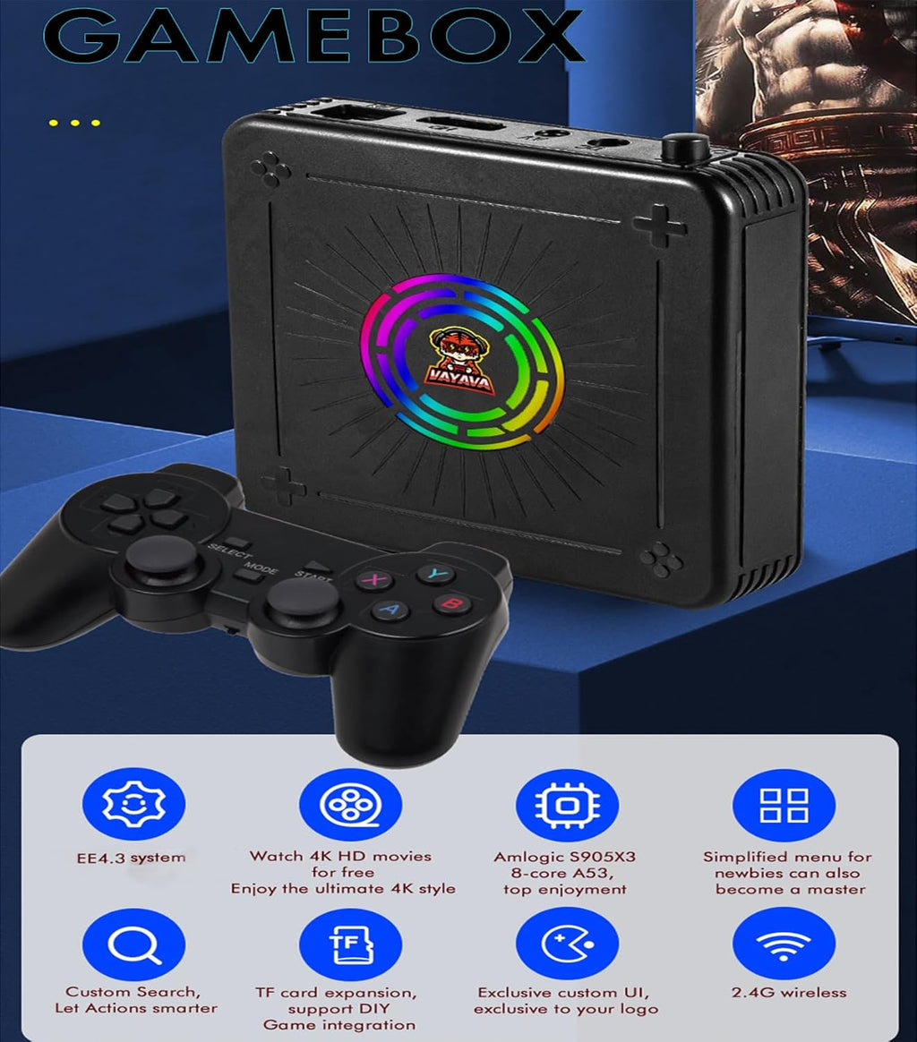 38000 in 1 Arcade Game Console with 2.4G Wireless Controllers HDMI Output 64G N161002