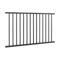 Aluminum Rail Panel with Square Balusters - 36x22 Height - 6 ft Horizontal Rail T2578