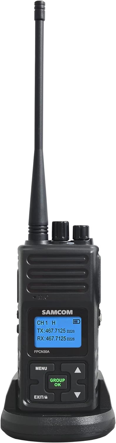 Black 6 Pcs Two Way Radio Walkie Talkies Y53746