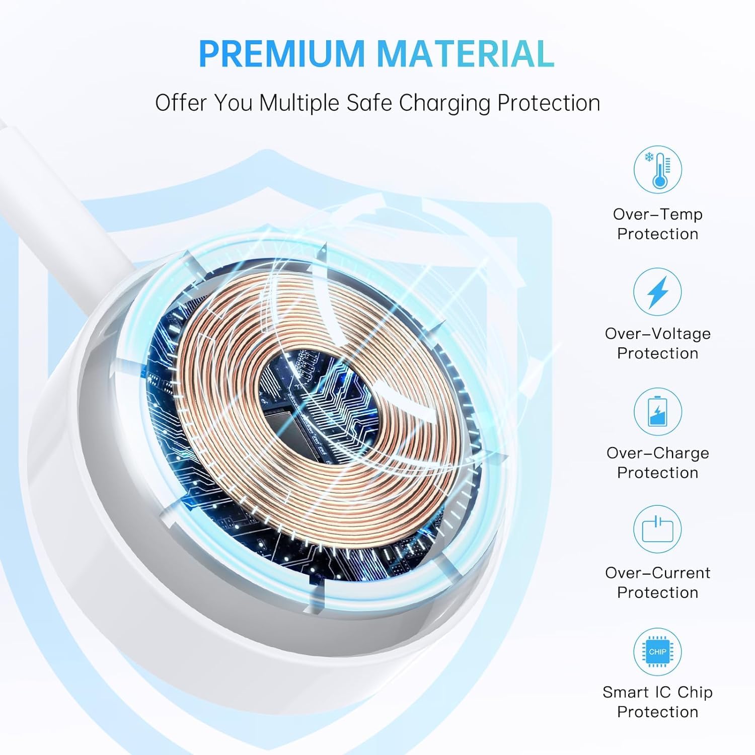 Magnetic Fast Charging Cable for Apple Watch (1.6ft) J5670