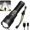 Rechargeable LED Flashlight with Zoomable, IPX6 Waterproof N567667