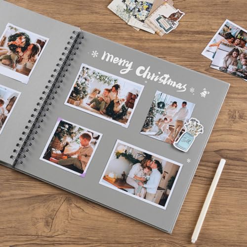 10 x 10 Inch 40 Pages Hardcover Kraft Paper Scrapbook Album X394511
