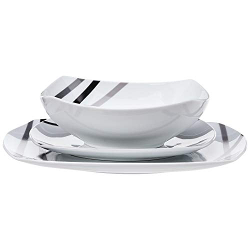 18 Piece Square Dinnerware Set S6776