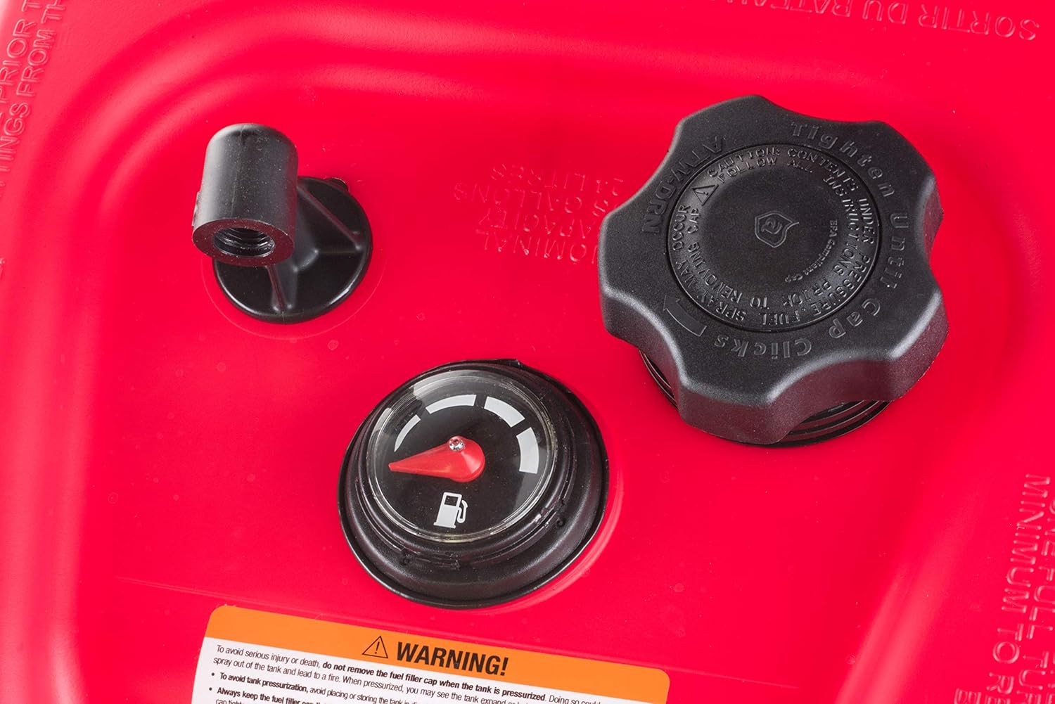 6-Gallon Portable Marine Boat Fuel Tank with Fuel Gauge Q368