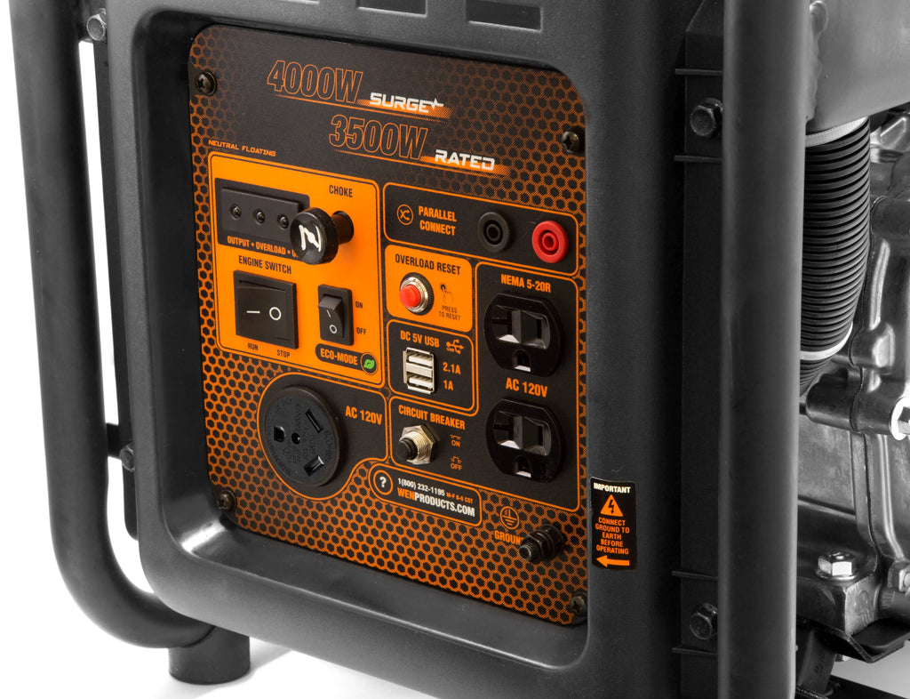 4000-Watt Open Frame Inverter Generator U240