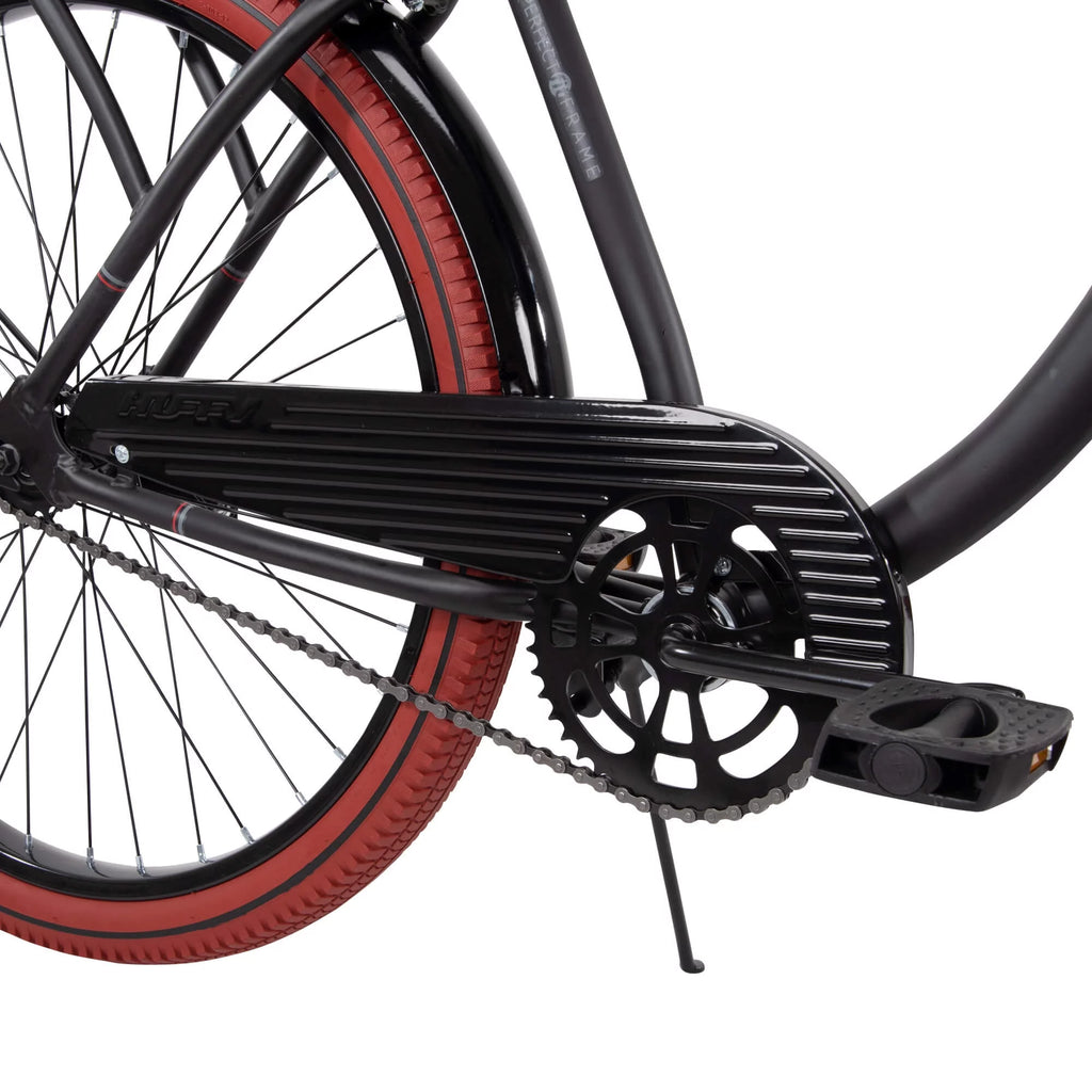 26" Matte Black Cruiser Bike S807848