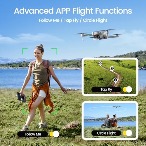 4k Foldable Camera Drone with Brushless Motors Q3969