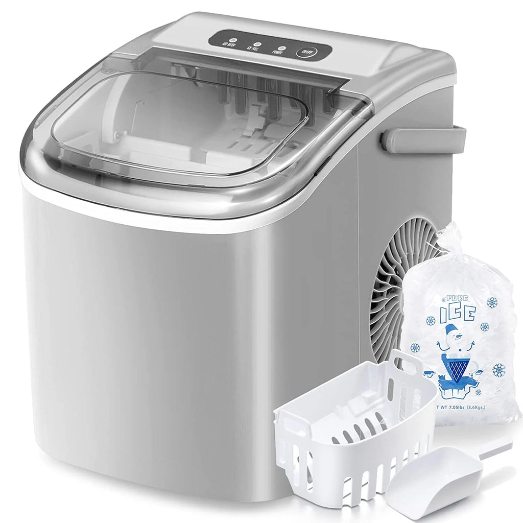 Countertop Ice Maker Portable Ice Machine, 26Lbs/24H D5207