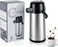 102oz Stainless Steel Thermal Insulated Coffee Dispenser with Pump N2114
