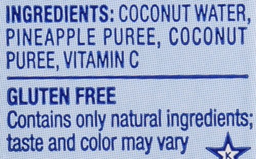 Coconut Water Variety Pack 16.9 Ounce Pack of 12 W61855