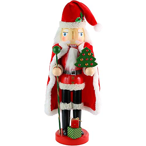 13.5" Wooden Santa Nutcracker B330522